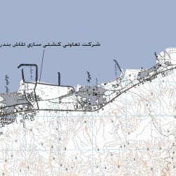 موقعیت جغرافیایی شرکت کشتی سازی تلاش بندر